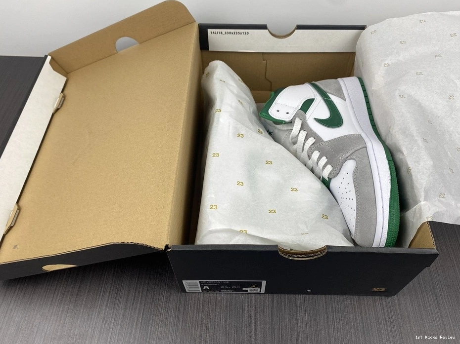 Mid 1 Grey Green - DC7294-103 Jordan 0829